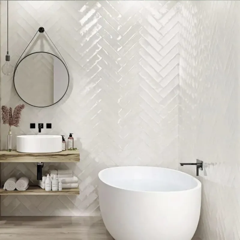 Biztonságos fizetés Ribesalbes Vibe 7.5×30 White falicsempe