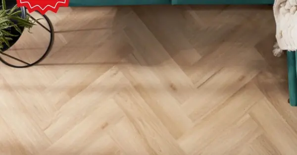 Csak ma Arbiton Amaron Herringbone CA 158 Harlow Oak klikkes SPC padló + *ajándék Acoustic alátéttel (2,2mm)