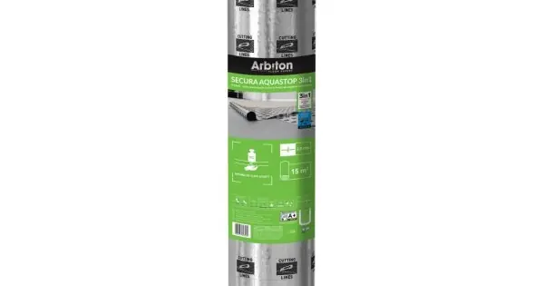 Korlátozott ajánlat Arbiton Secura Aquastop Flex-2 mm-laminált padló alátét-XPS/PET (3in1)