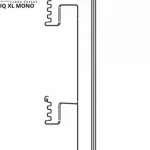Rendeld meg most Arbiton Stiq XL Mono BLACK univerzális sarokelem