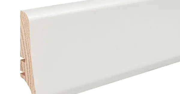 Prémium Barlinek PW58 klasszik profilú festett fehér szegélyléc. P5827362A