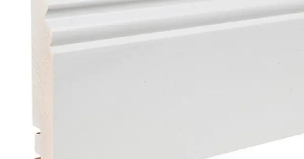 Barlinek PW9H bordázott profilú festett fehér szegélyléc. P9H27362A Népszerű