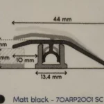 COREtec burkolatváltó profil Champagne bronze - 2m/44mm Outlet