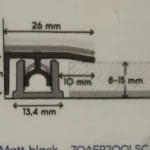 COREtec végzáró profil Champagne bronze - 2m/26mm Ajánlat