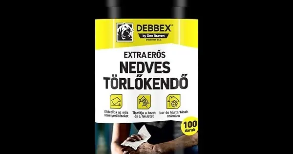 Debbex extra erős nedves törlőkendő-100 db Nézd meg most