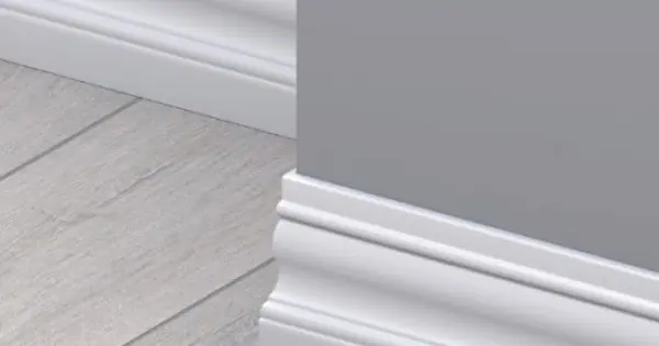 Krono Original LK120-9002 fehér MDF szegélyléc Gyors szállítás