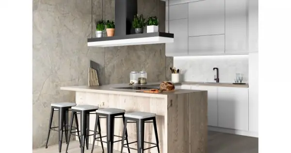 Rocko Tile Stones R104 Rainforest Brown vízálló Spc falburkolat-Kifutó Szuper ajánlat