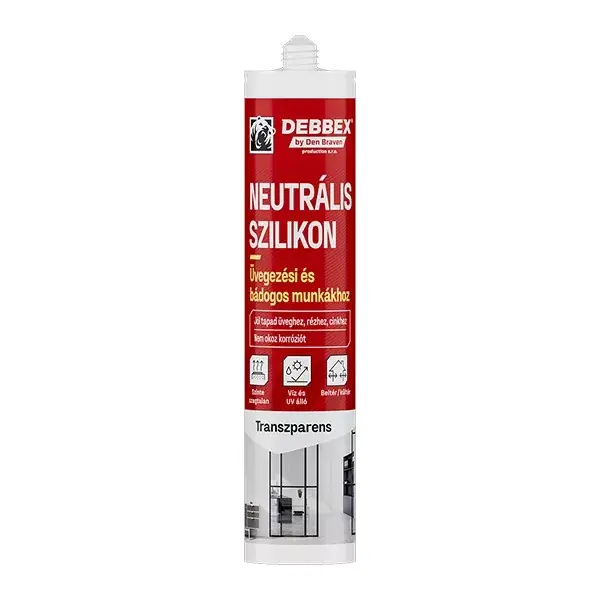 Den Braven neutrális szilikon transzparens 280ml Legnépszerűbb