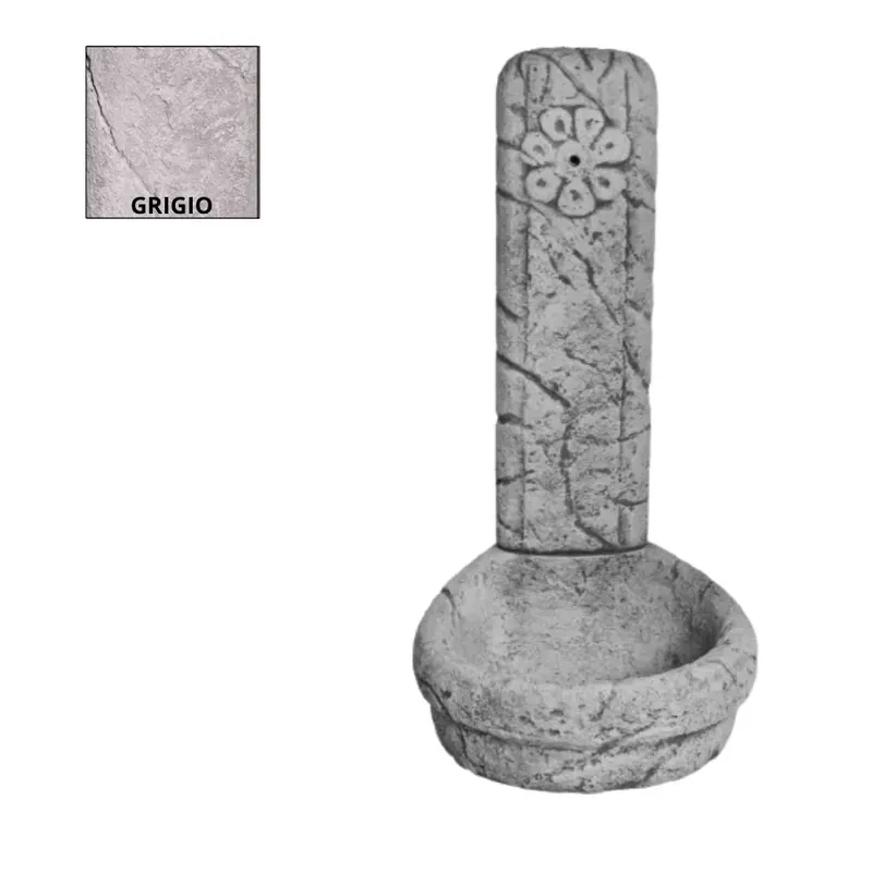Fabro-Virágos ivókút grigio (600154-G) Gyors szállítás