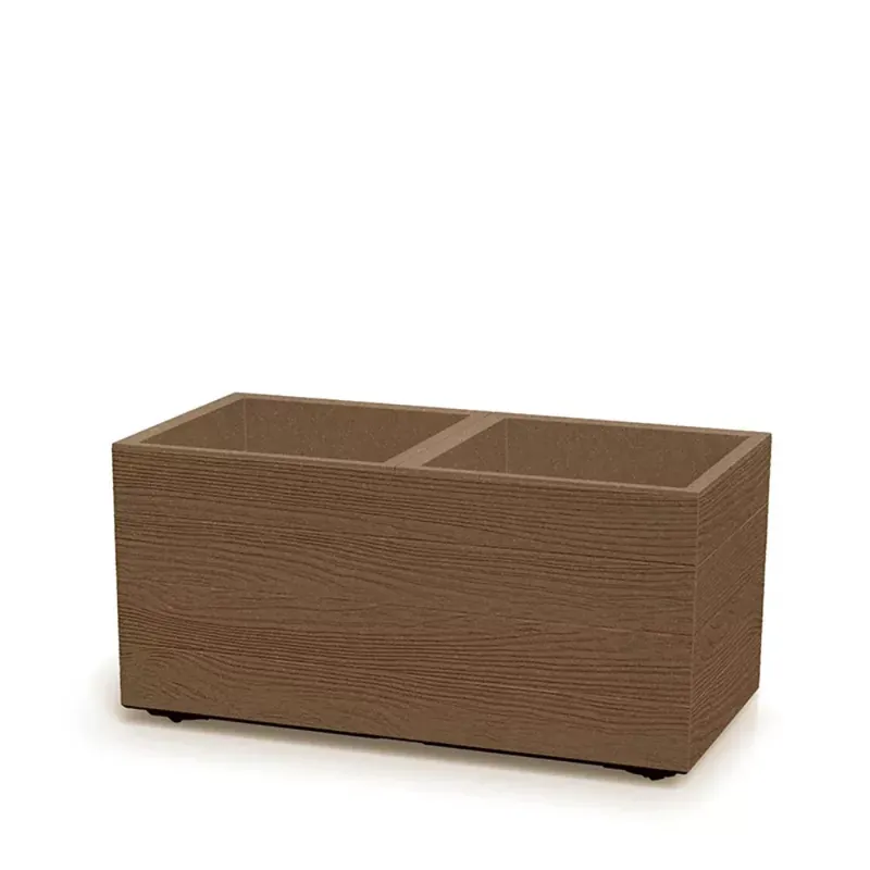 Különleges ajánlat Kaspó MADERA CASE ECO WOOD 80 cm, natur(DMA800W/4665W)