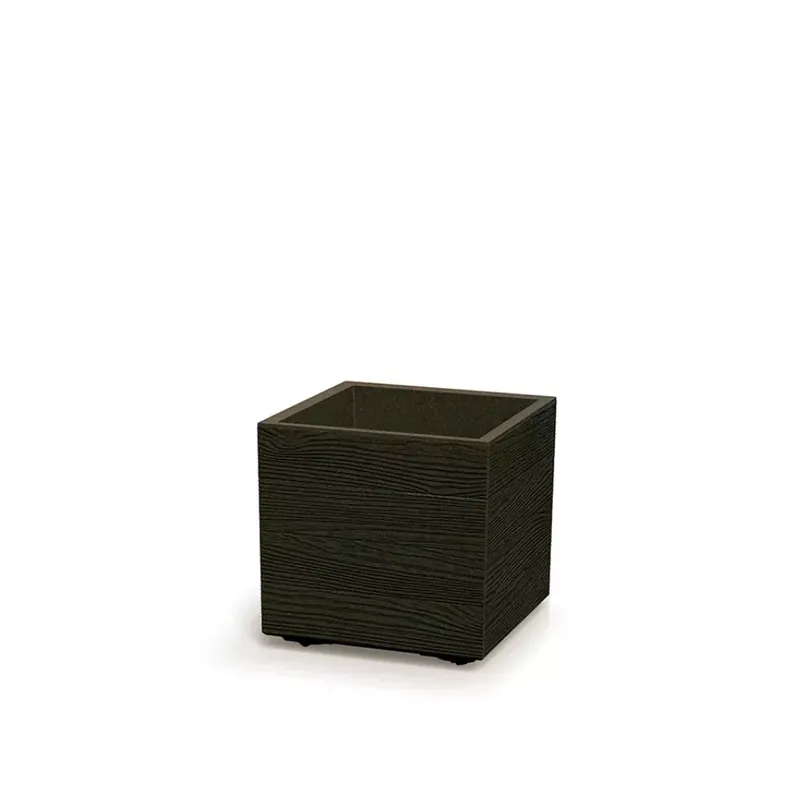 Különleges ajánlat Kaspó MADERA SQUARE ECO WOOD 40 cm, kávé(DMA400W/4625W)