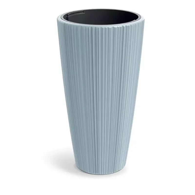 Azonnali szállítás Kaspó ORO magasított kerek 40 cm, világos szürke(DHOR400/433U)