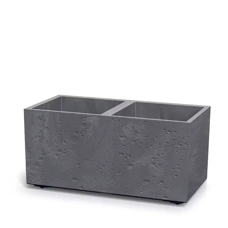 Olcsó Kaspó SIERRA CASE BETON EFFECT 80 cm, marengo(DSI800E/425U)