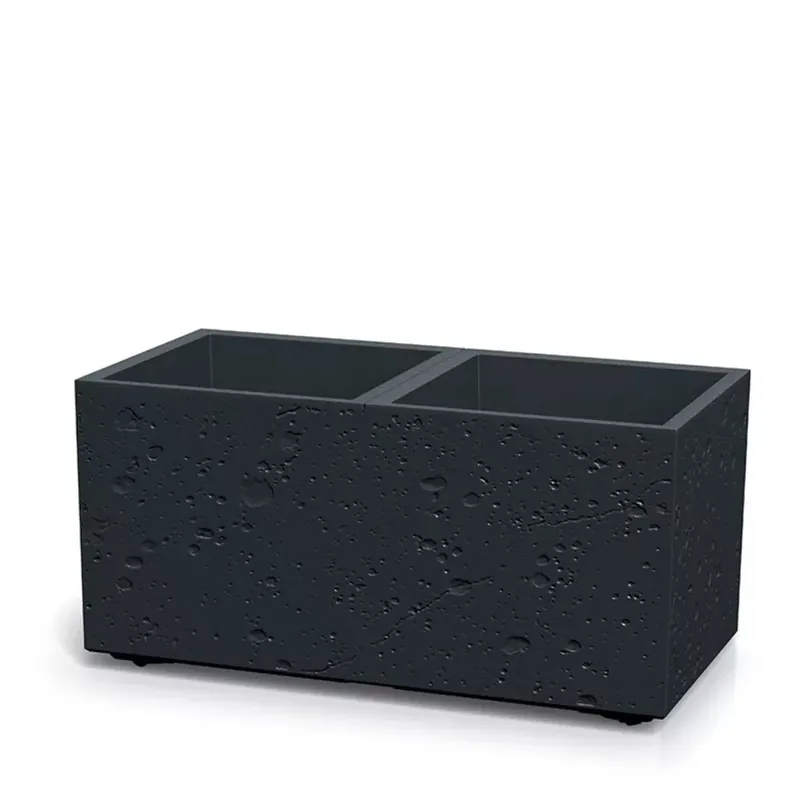 Népszerű Kaspó SIERRA CASE BETON EFFECT 80 cm,fekete beton(DSI800E/B411)