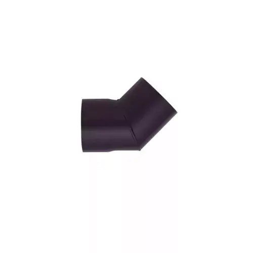 Expressz kézbesítés HARVIA 115 mm 45° rövid füstcső könyök fekete színű fatüzelésű kályhákhoz (T0128-020)
