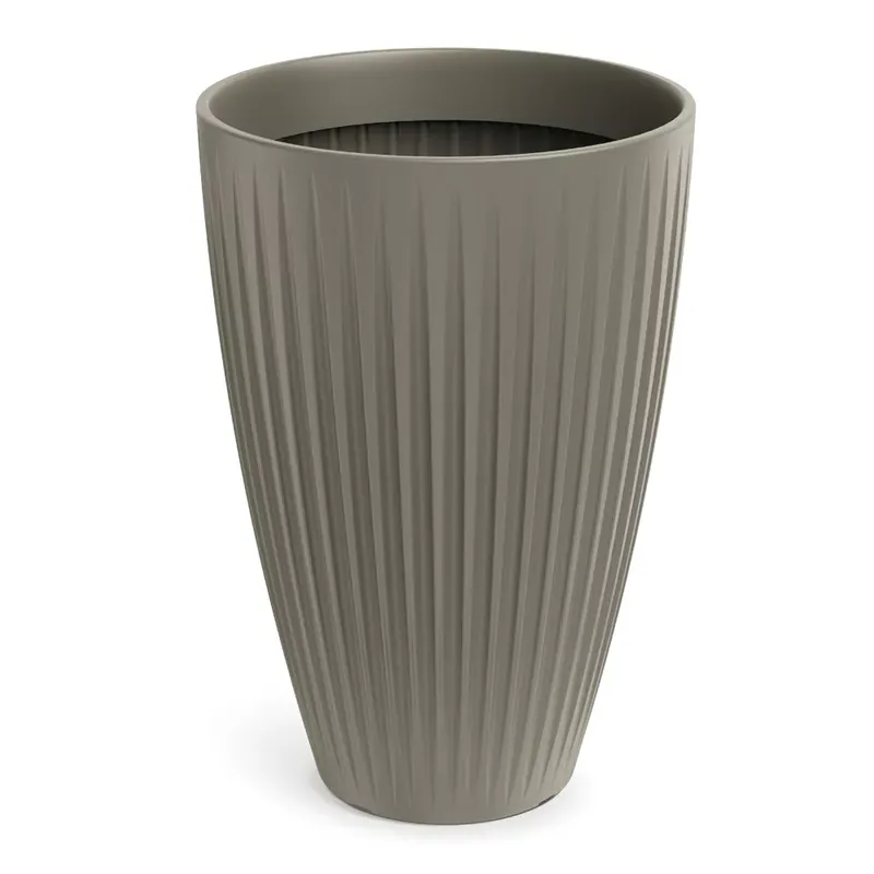 Kaspó LATIA kerek, magasított 40 cm,mokka(TLRO40H-247R) Legkelendőbb