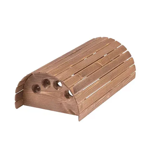Végkiárusítás Lámpaárnyékoló, festett barna, fali (T0403-017)