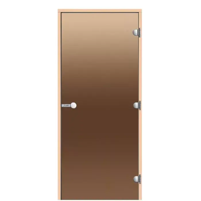 Vásárlói kedvenc HARVIA szauna üvegajtó bronz üveggel 790x2090x92 mm