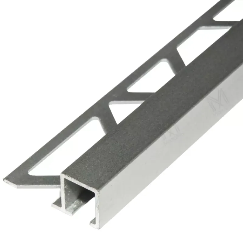 Aluminium Q négyzet profil 10mm/2,50 m eloxált ezüst színben Népszerű