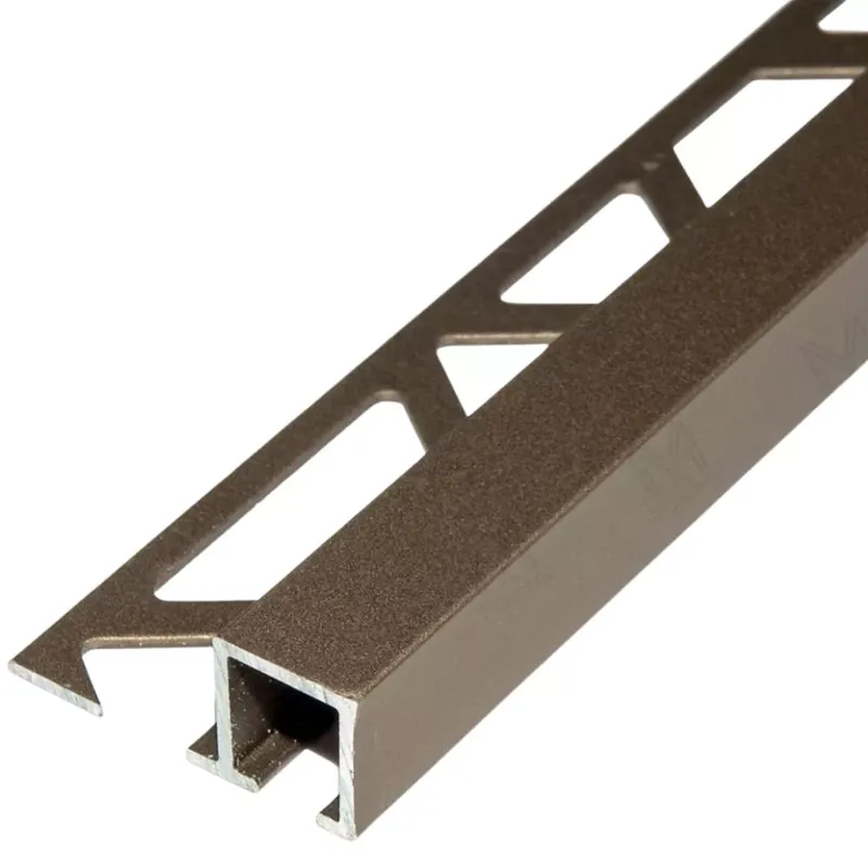 Expressz kézbesítés Aluminium Q négyzet profil 10mm/2,50 m eloxált pezsgő színben