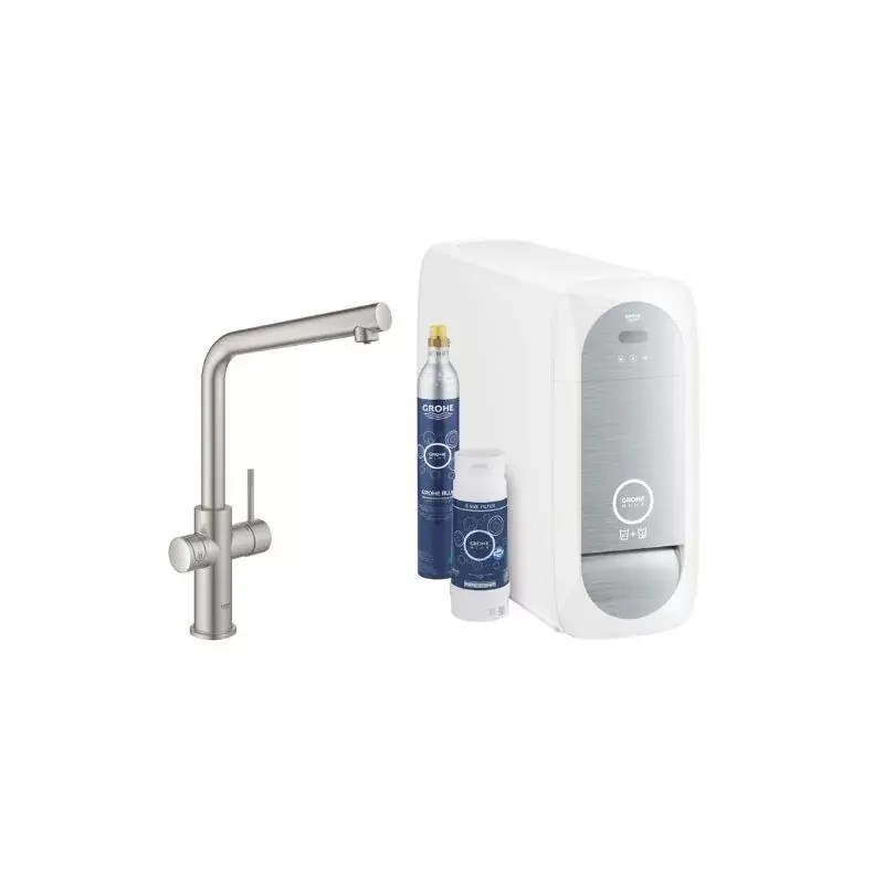 Kiárusítás Grohe Blue Home L kifolyó bluetooth wifi matt super steel