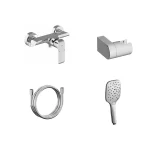 Flat fali zuhanycsaptelep szettel, króm FL 032.00CR+S Outlet