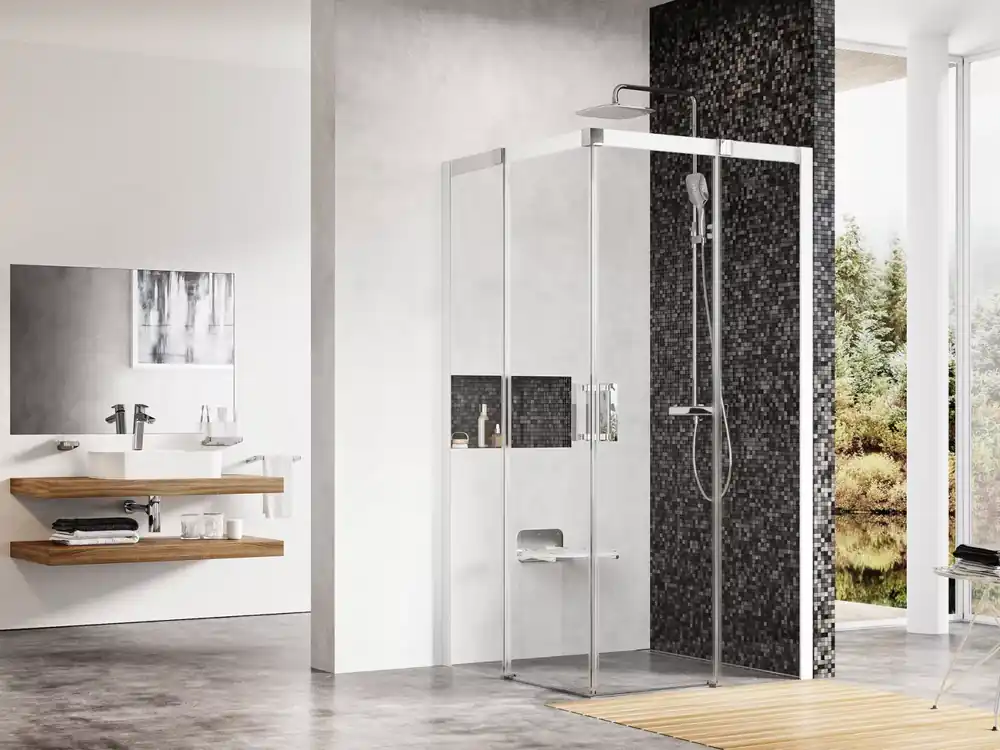 Azonnali szállítás Matrix MSRV4-90x90 zuhanykabin fehér+transparent