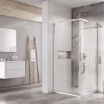Szuper ajánlat Blix Slim BLSRV2 80x80 zuhanykabin krómhatású+transparent
