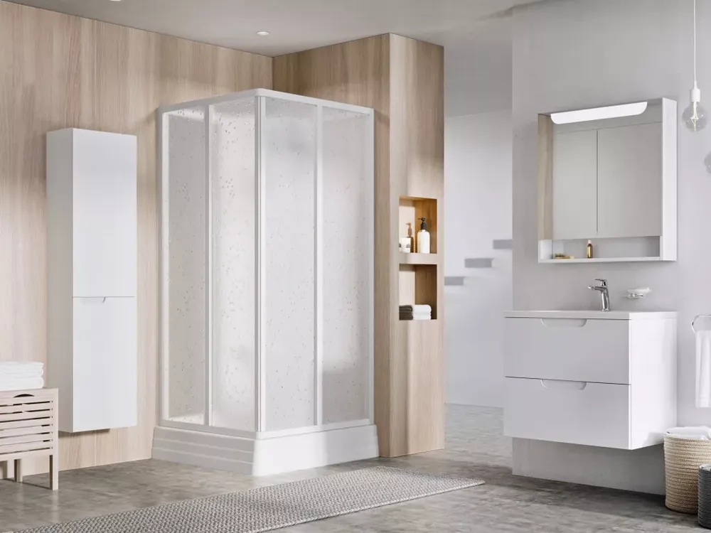 Supernova ASBRV2 90x90 zuhanybox fehér+pearl Különleges ajánlat