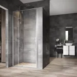Nexty NDOP2-100 zuhanyajtó szatén+transparent Olcsóbb