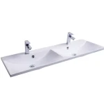 Flat Duo 120 duplamosdó fehér, nyílással Szuper akció