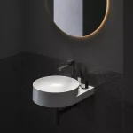 Gyors szállítás Eleganta álló mosdócsaptelep 220 mm leeresztő nélkül EL 014.20BLM, matt fekete