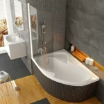 Legkelendőbb Rosa II 150x105 akrilkád bal (hófehér)