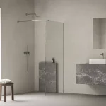 Vásárlói kedvenc Walk-In Air Wall 110 zuhanykabin krómhatású+transparent