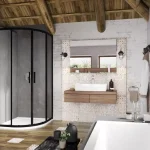 Bliy Slim BLSCP4 80x80 zuhanykabin fekete+transparent Vásárlói kedvenc