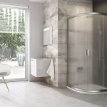 Outlet Blix BLCP4 80x80 zuhanykabin szatén+grape