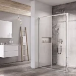 Vásárlói kedvenc Blix Slim BLSPS-80 fix oldalfal krómhatású+transparent