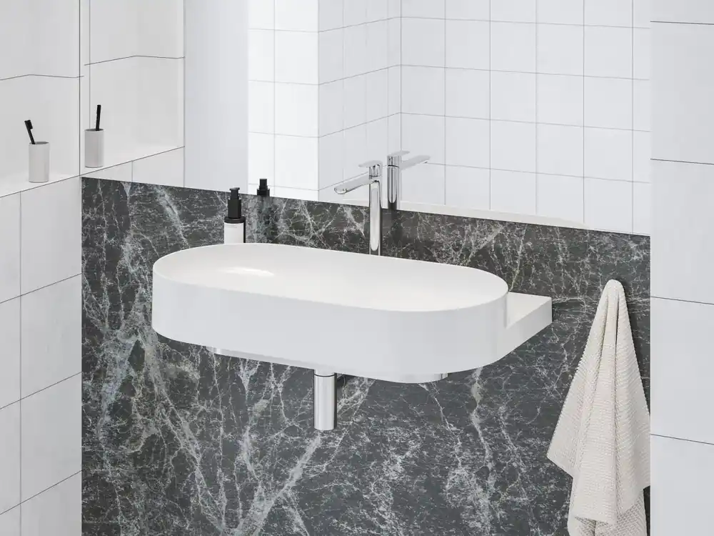 Expressz szállítás Eleganta álló mosdócsaptelep BeCool 335 mm leeresztő nélkül EL 015.01CR, Chrome