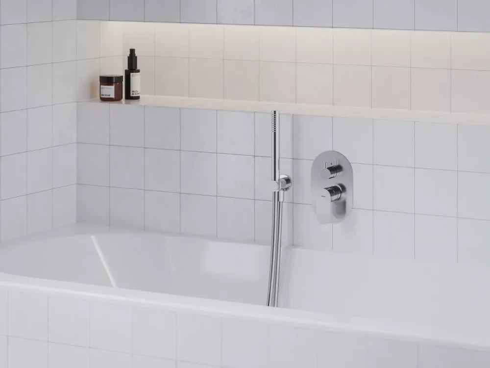 Legkelendőbb Eleganta falba süllyesztett csaptelep, kétutas, belső egység nélkül EL 065.00CR.O2.RB07E, Chrome