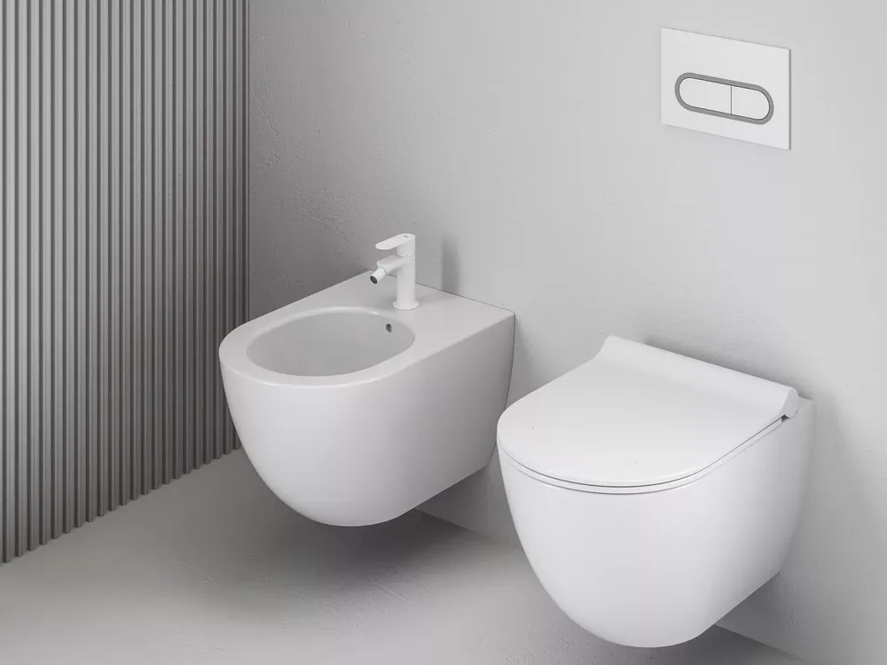 Eleganta álló bidécsaptelep 130 mm leersztő nélkül EL 056.10WV , White Velvet Szuper ajánlat