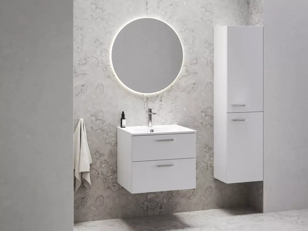 Chrome II SB 39 magasszekrény jobb, fehér, króm fogantyúval 152 mm Bestseller