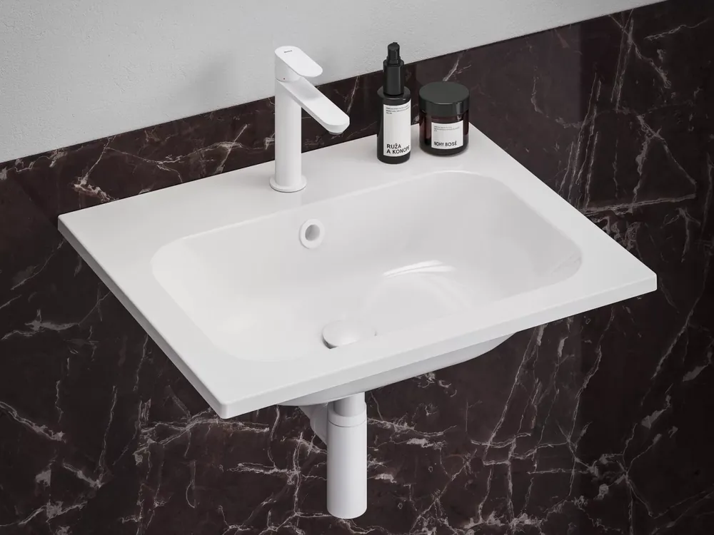 Utolsó esély Eleganta álló mosdócsaptelep BeCool 174 mm leeresztő nélkül EL 012.11WV, White Velvet