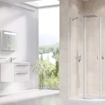 Chrome CSKK4-90 zuhanykabin szatén+transparent Expressz szállítás