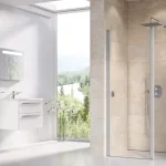 Kedvezményes ár Chrome CSD2-120 zuhanyajtó szatén+transparent