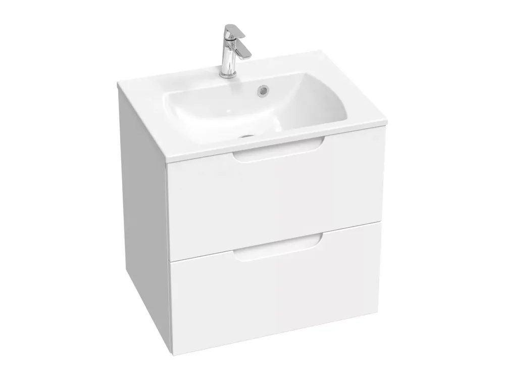 Outlet Classic II SD 60 fürdőszobai szekrény mosdó alá fehér/fehér