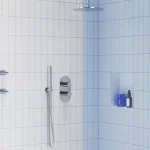 Espirit falba süllyesztett termosztátos csaptelep, kétutas, beslő egység nélkül ES 063.00CR.O2.RB07C, króm Azonnali szállítás