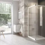 Blix BLRV2 80x80 zuhanykabin fehér+grape Árengedmény