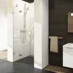 Szuper ajánlat Brilliant BSD2-80 A-bal zuhanyajtó króm+transparent, (790-805)