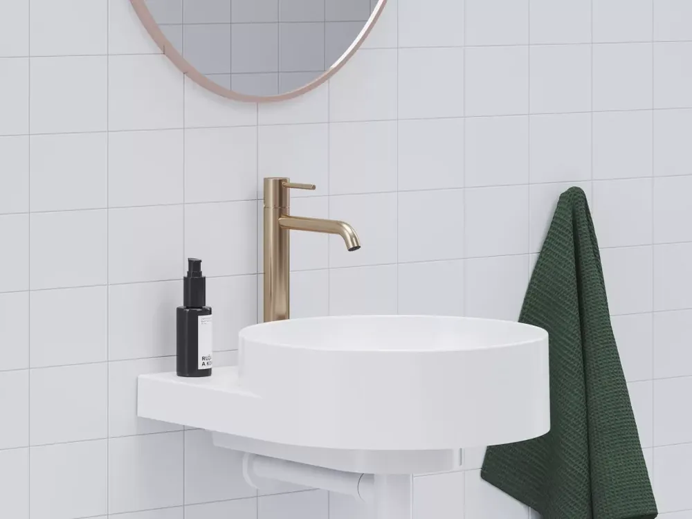 Espirit álló mosdócsaptelep 250 mm leeresztő nélkül ES 014.60RGB, rose gold Biztonságos vásárlás