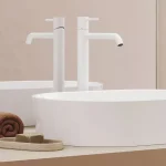 Espirit álló mosdócsaptelep 340 mm leeresztő nélkül ES 015.10WV, White Velvet Ne maradj le
